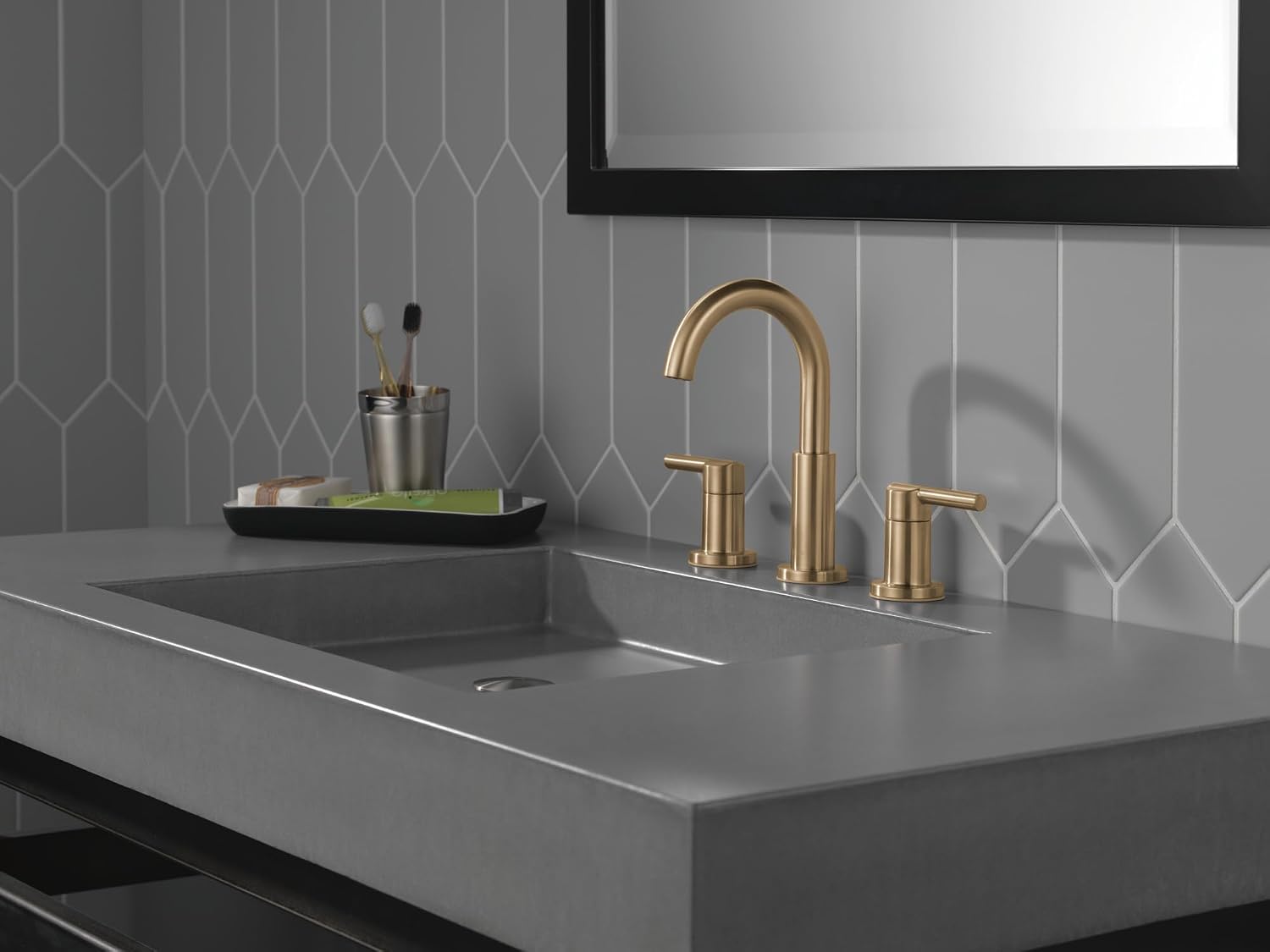 A Touch of Gold for Your Bathroom