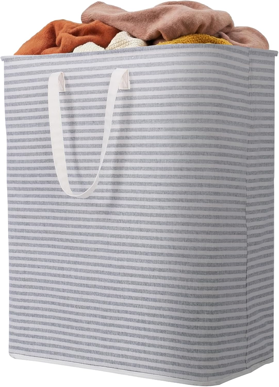 2 Pack Laundry Basket 80L Each, Collapsible Clothes Hamper with Reinforced Handles