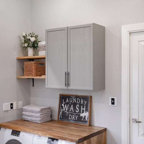 59" Wall Cabinets for Laundry Room with Adjustable Shelf